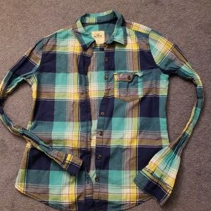 Plaid hollister shirt